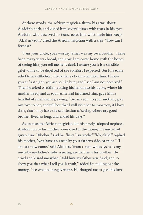 A sample of the reading · Page 10. A sample of the reading