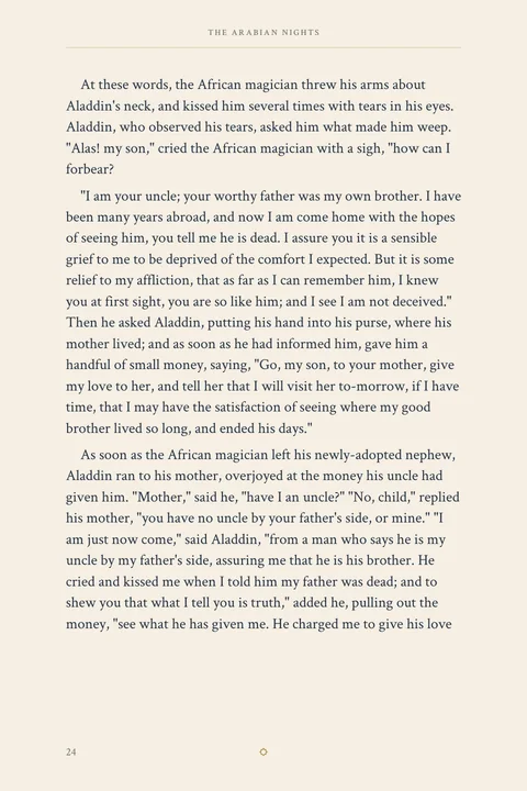 A sample of the reading · Page 24. A sample of the reading