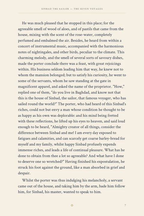 A sample of the reading · Page 7. A sample of the reading