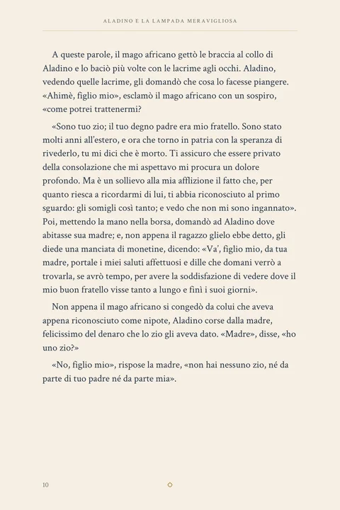Un assaggio della lettura · Pagina 10. Un assaggio della lettura