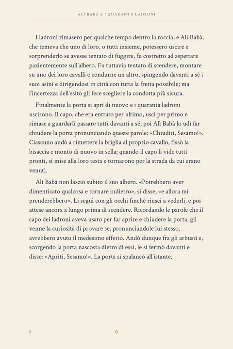 Un assaggio della lettura · Pagina 8. Un assaggio della lettura