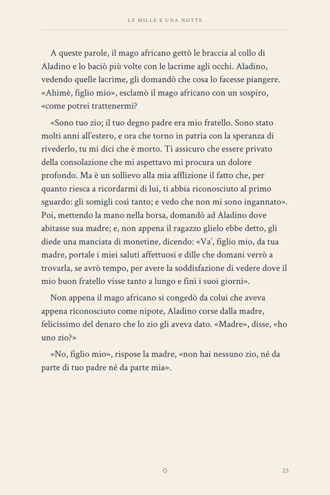 Un assaggio della lettura · Pagina 25. Un assaggio della lettura