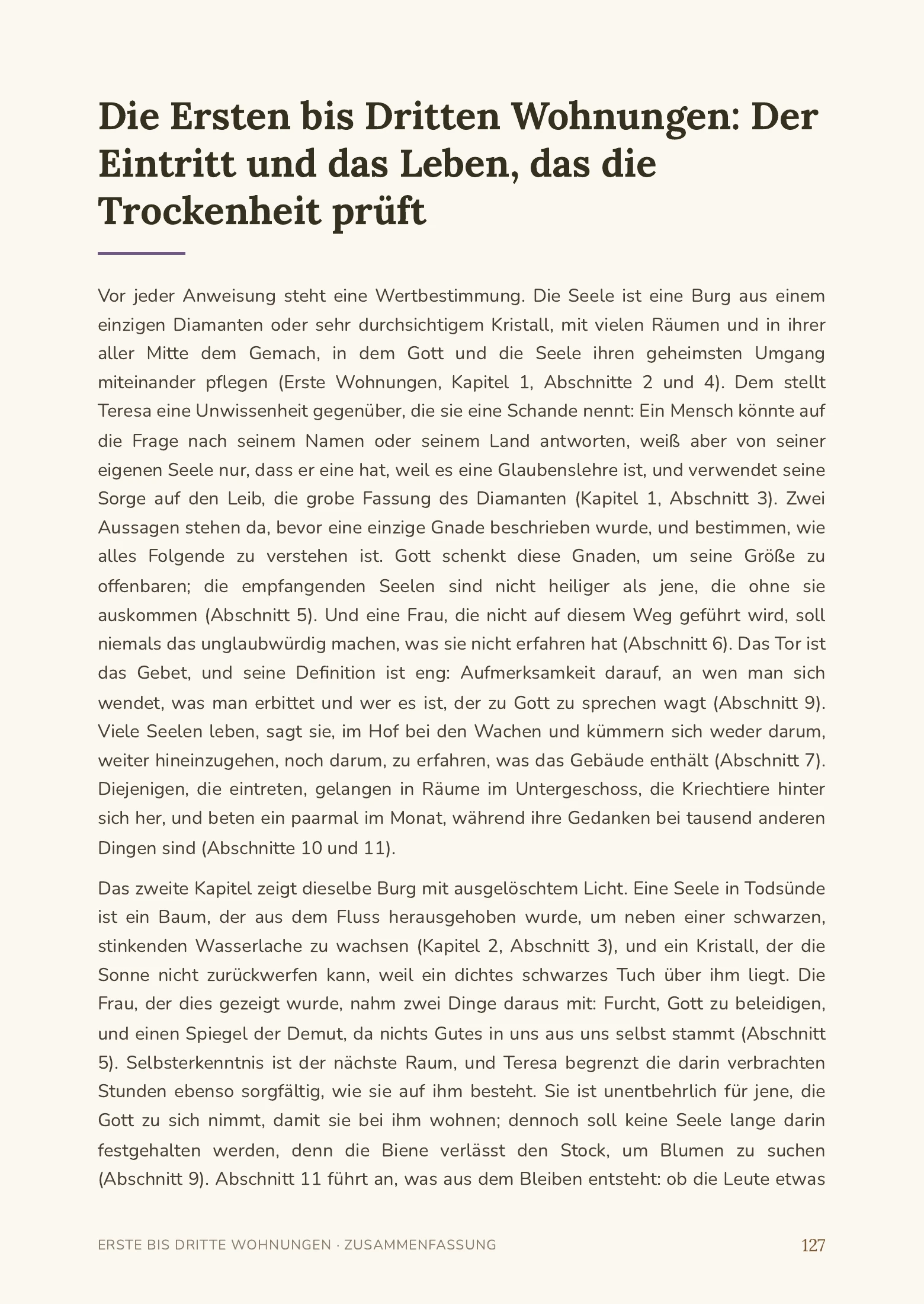 Die innere Burg — Heilige Teresa von Ávila