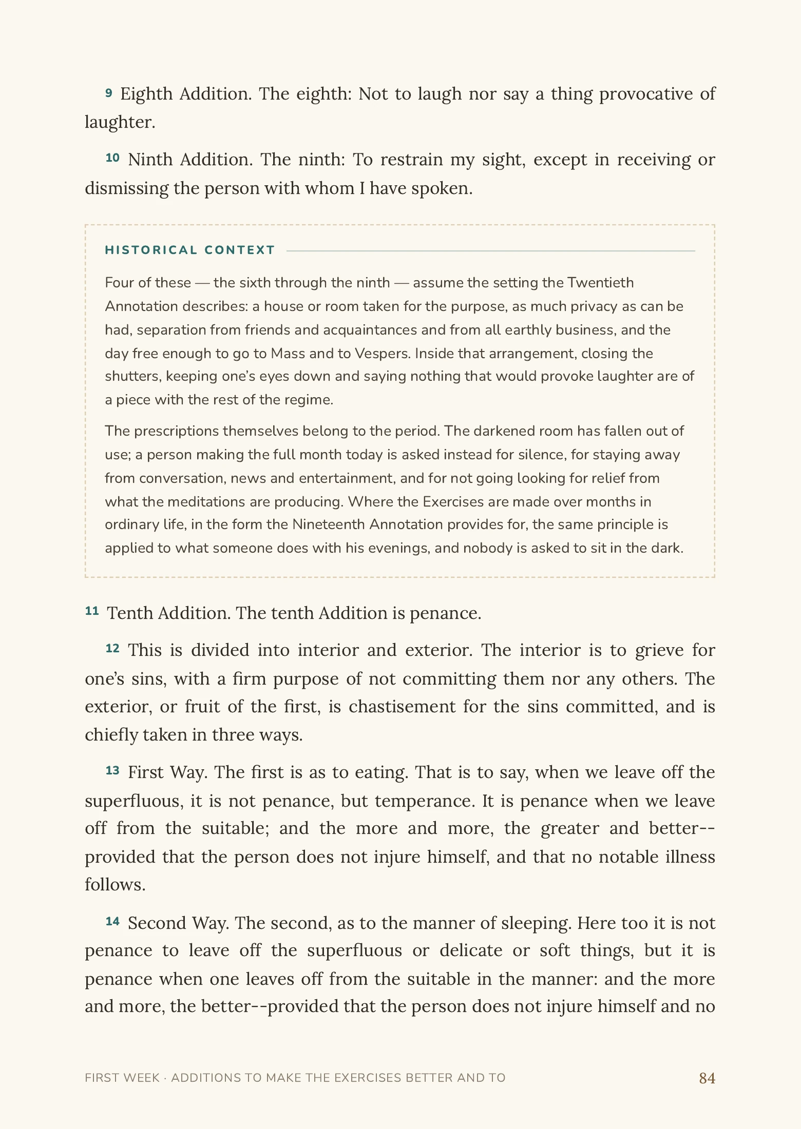 The Spiritual Exercises of St. Ignatius Explained