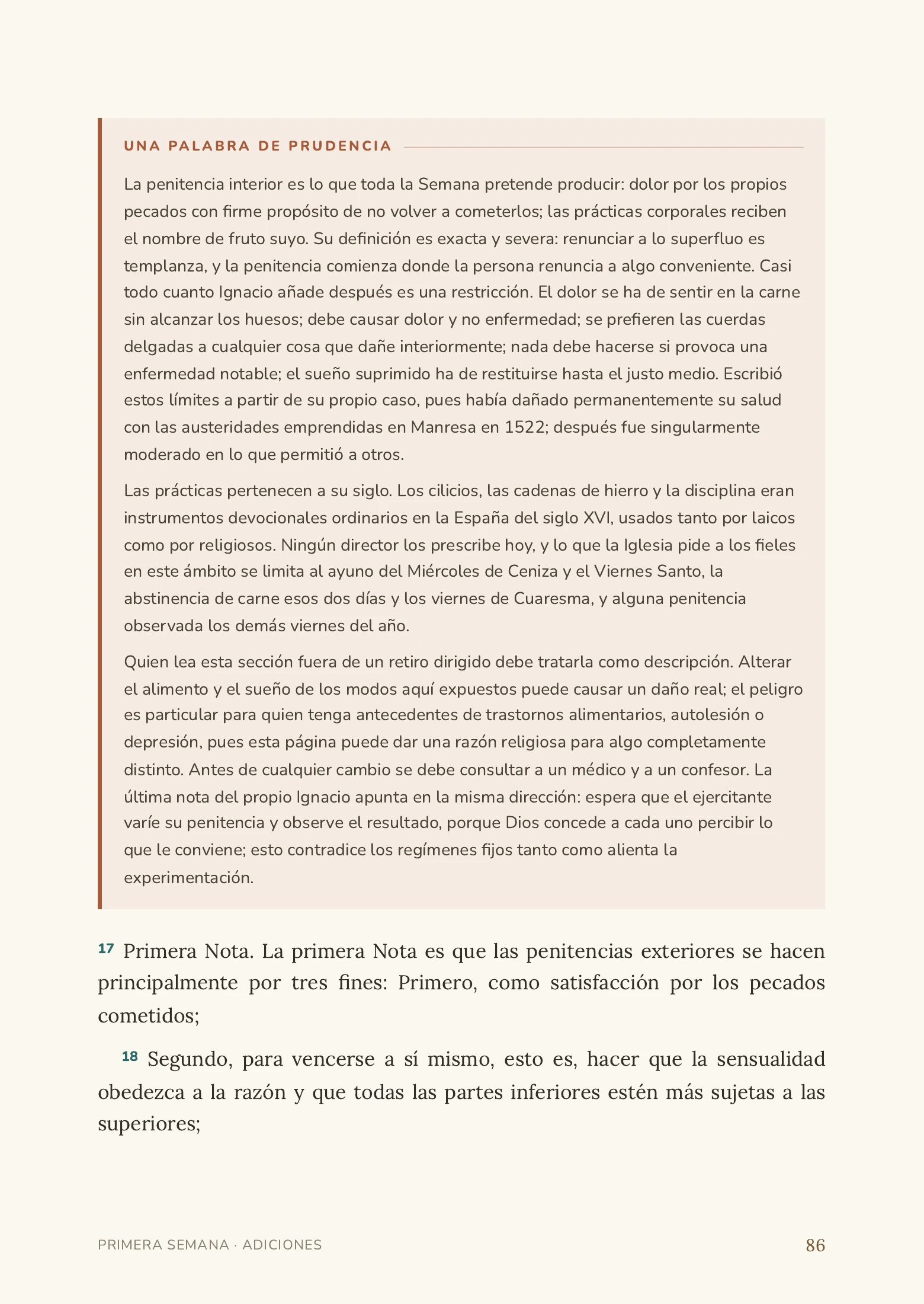 Los Ejercicios Espirituales de San Ignacio de Loyola