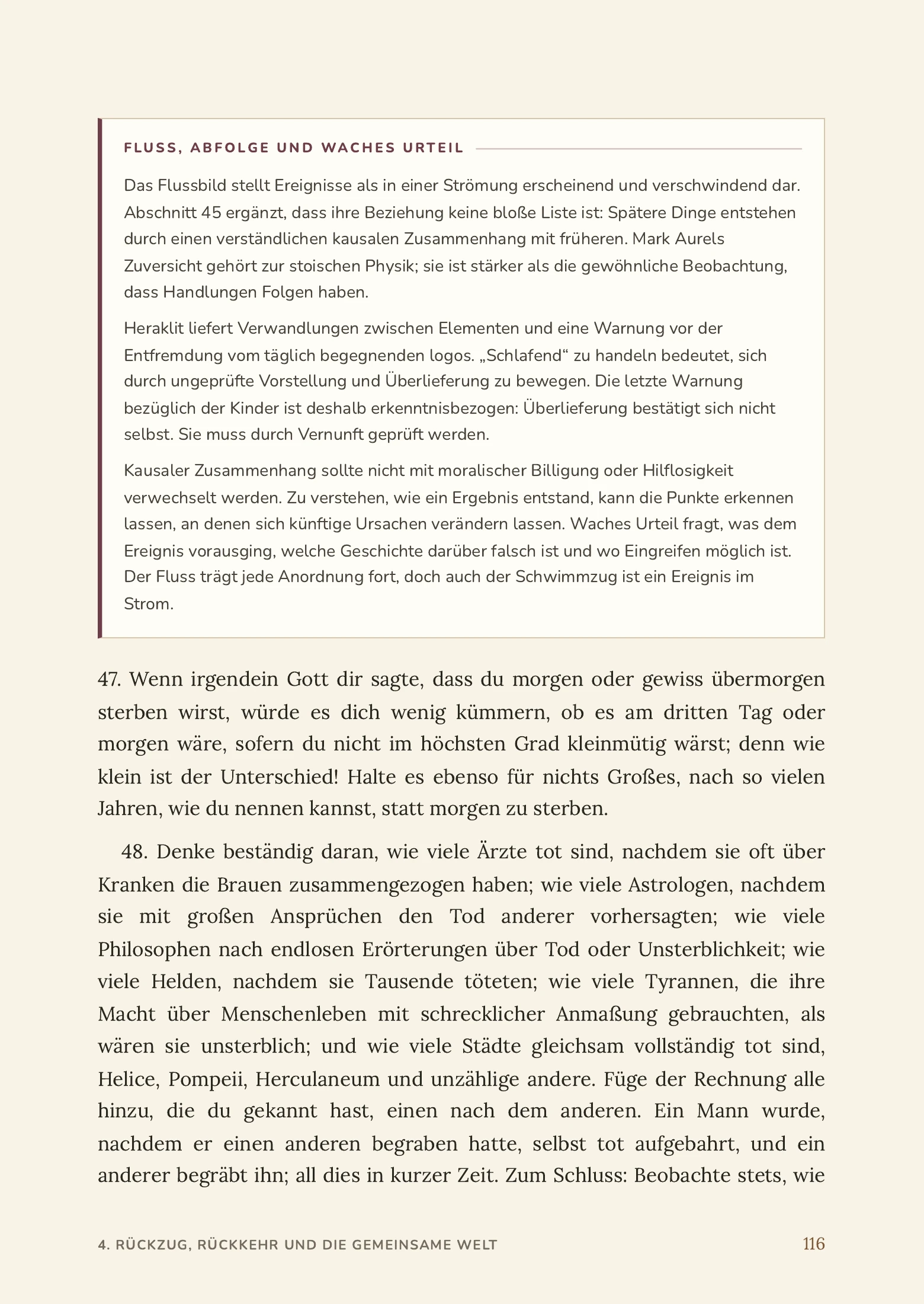 Selbstbetrachtungen — Marcus Aurelius