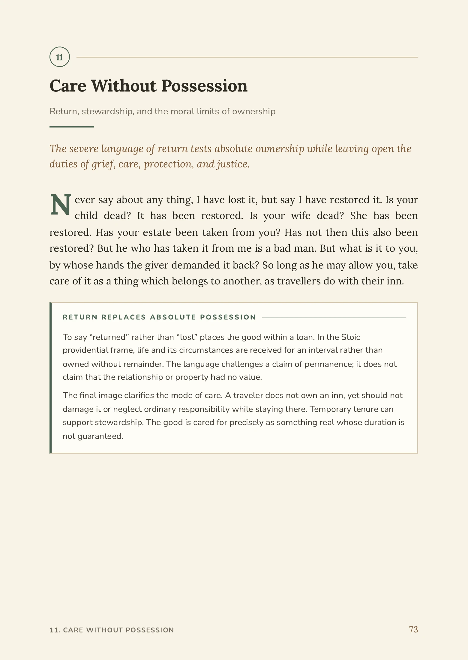 The Enchiridion Explained