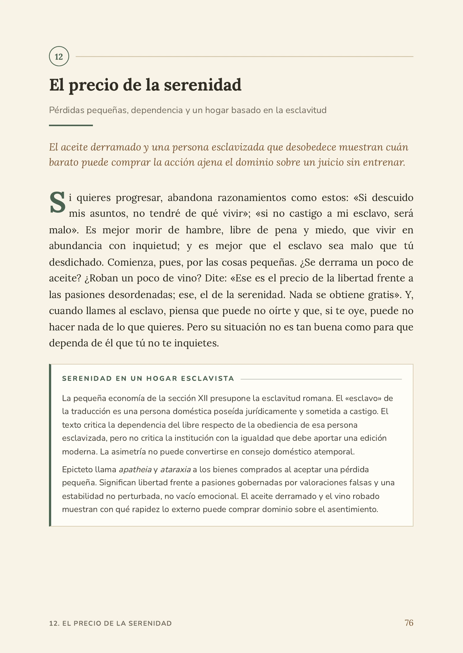 Manual de Epicteto Explicado