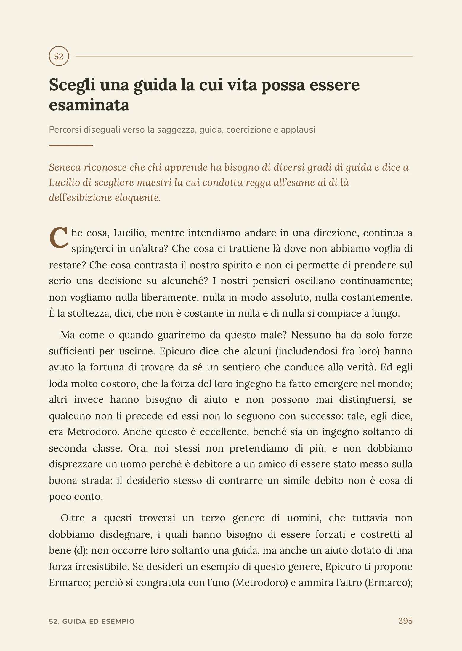 Lettere di uno Stoico — Seneca