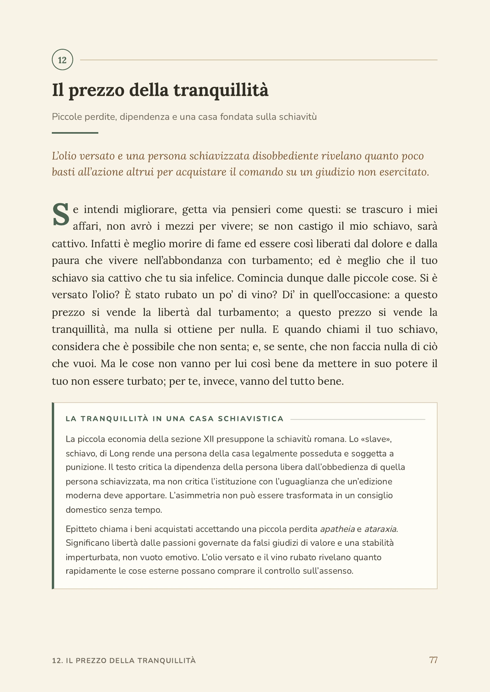 Il Manuale — Epitteto