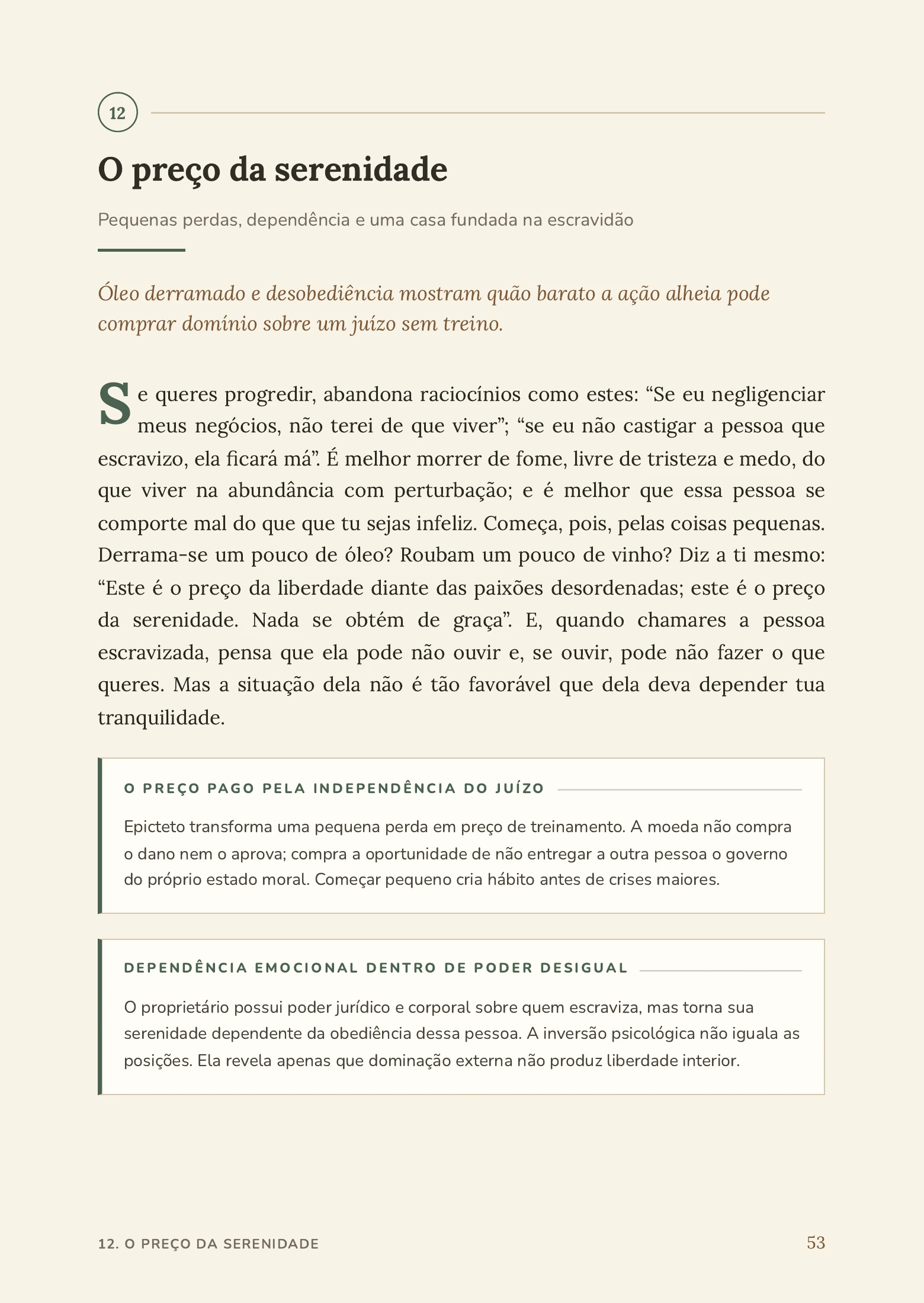 Manual de Epicteto Explicado