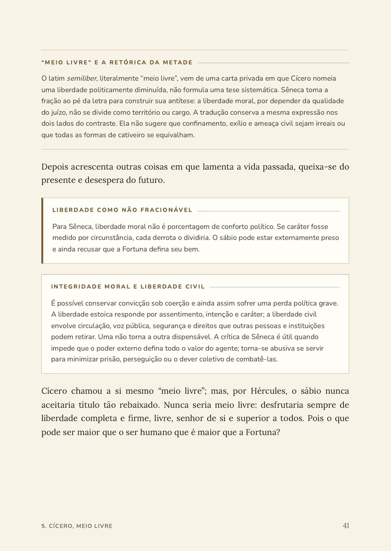 Sobre a Brevidade da Vida Explicado