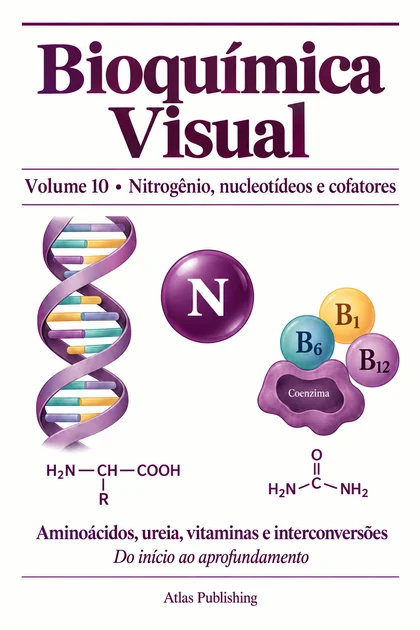 Capa do volume 10: Nitrogênio, nucleotídeos e cofatores