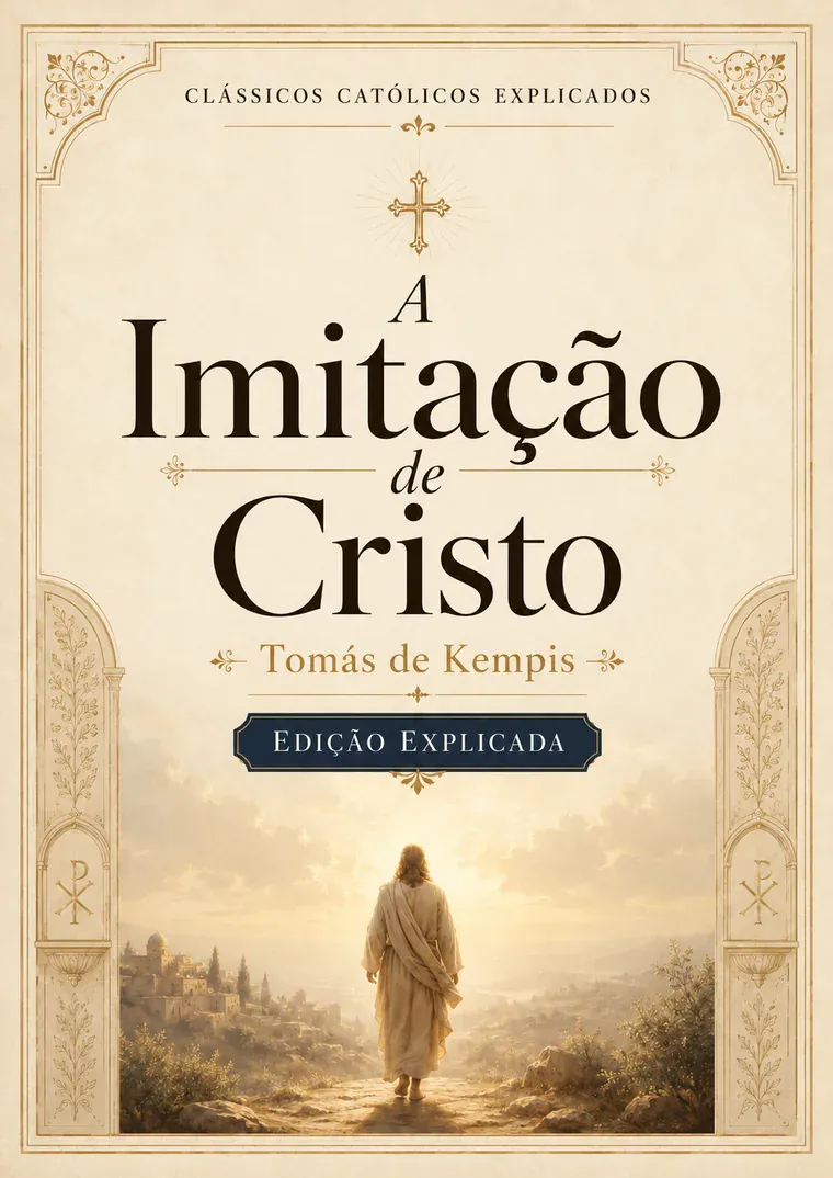 Capa de A Imitação de Cristo em português