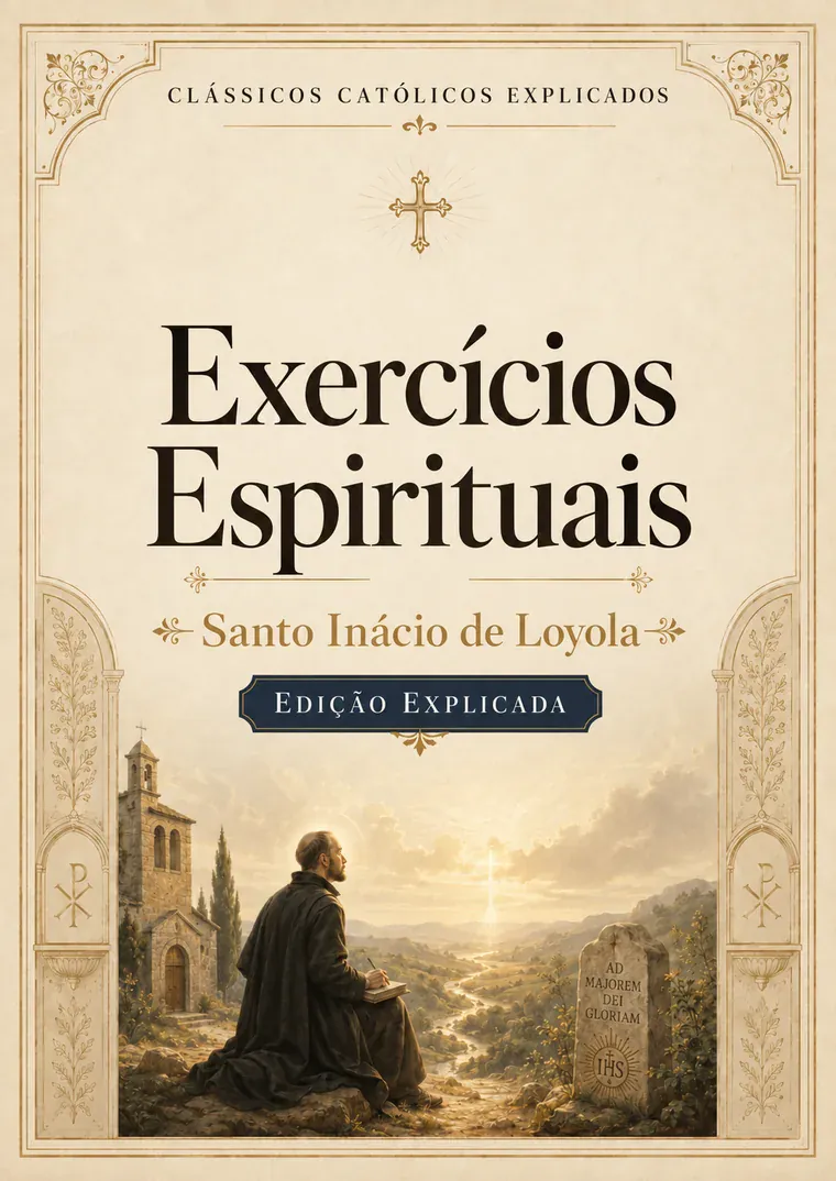Capa de Os Exercícios Espirituais de Santo Inácio em português