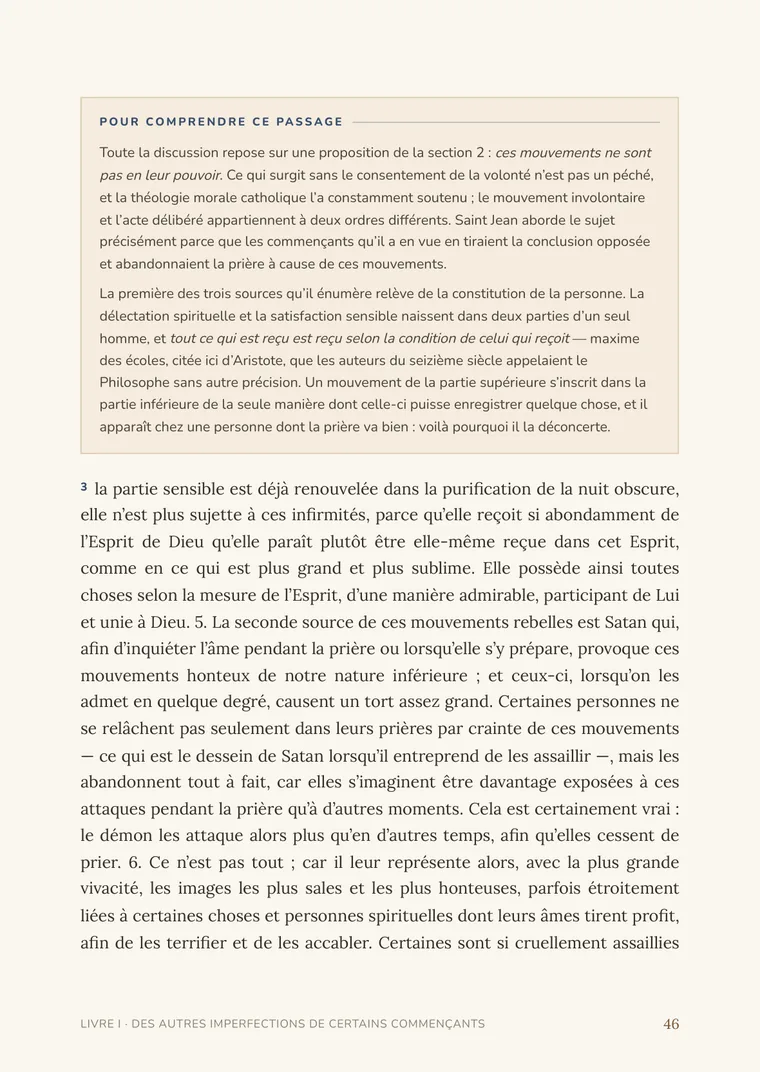 Un vrai détail de page de La Nuit Noire de l'Âme