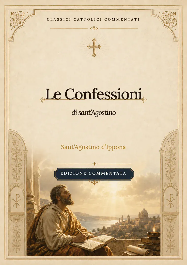 Copertina delle Confessioni di Sant'Agostino