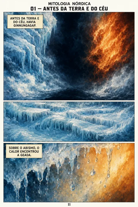 Página real de Antes da Terra e do Céu, capítulo 1, página 1