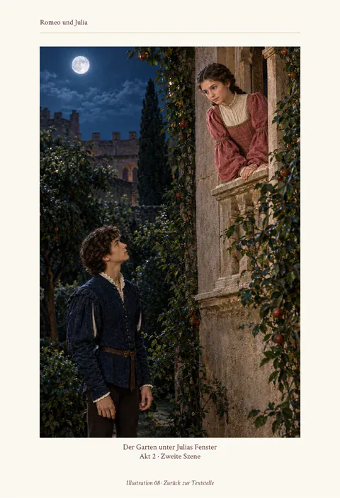 Romeo und Julia · Der Garten unter Julias Fenster