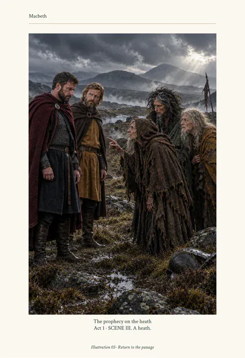 Macbeth · The prophecy on the heath