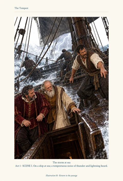 The Tempest · The storm at sea · Page 7