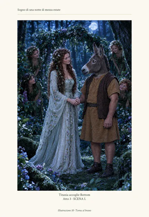 Sogno di una notte di mezza estate · Titania accoglie Bottom · Pagina 53