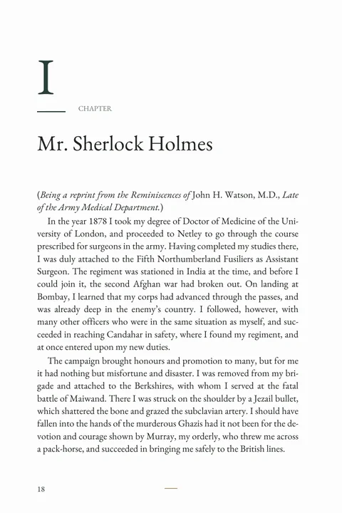 A sample of the reading · Page 18. A sample of the reading