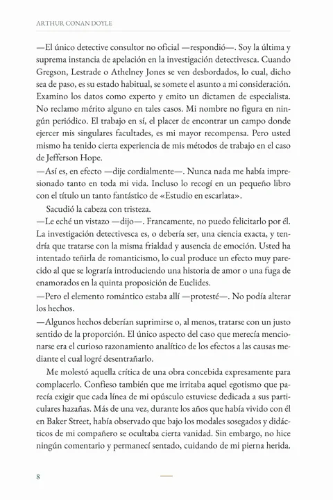 Una muestra de la lectura · Página 8. Una muestra de la lectura