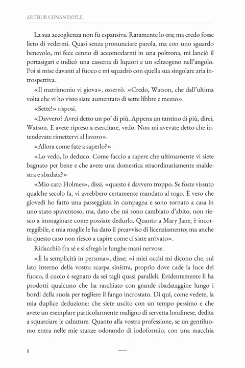 Un assaggio della lettura · Pagina 8. Un assaggio della lettura