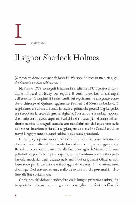 Un assaggio della lettura · Pagina 8. Un assaggio della lettura