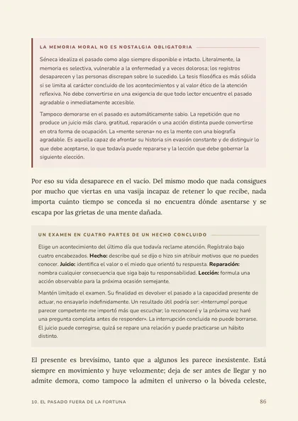 Página de nuestra edición explicada de Sobre la brevedad de la vida, Página física 86 de la edición digital final